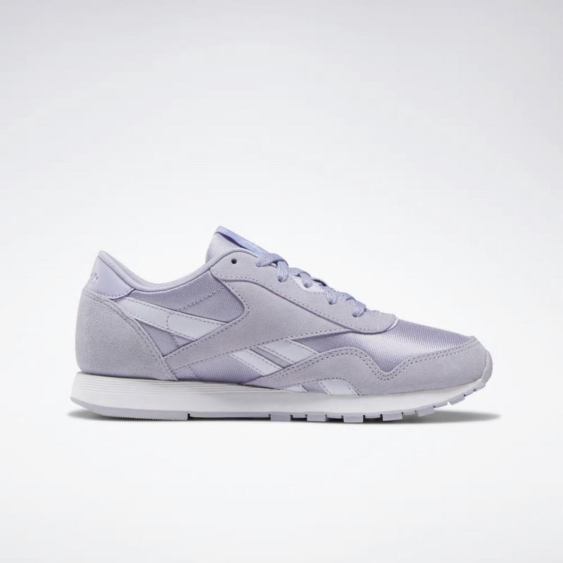 Tenisi Reebok Classic Nylon Fete Lavandă/Albi Romania QE7353BE